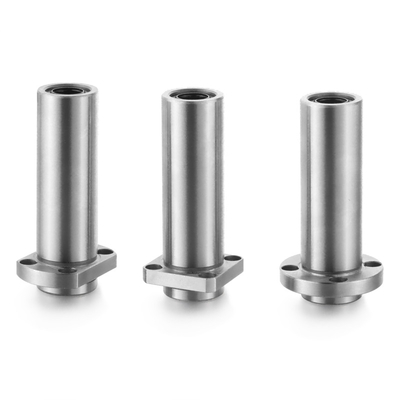 Ασημένιο ακρίβειας 20mm ID 40mm OD 120mm μήκος LMWKP20LUU LINEAR Flange Linear Bearing