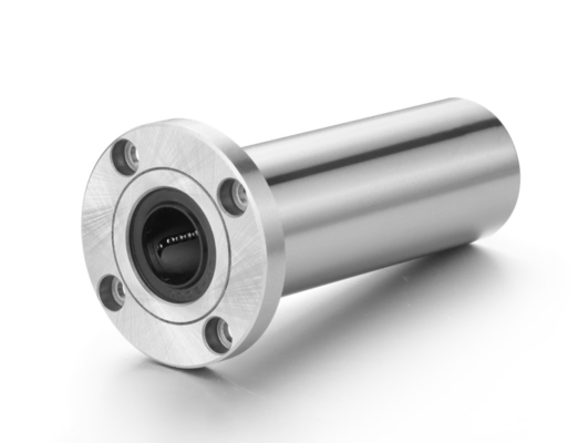 Υψηλής ακρίβειας LMWF6LUU Flange Linear Bearing GCR15 / PA66 υλικό